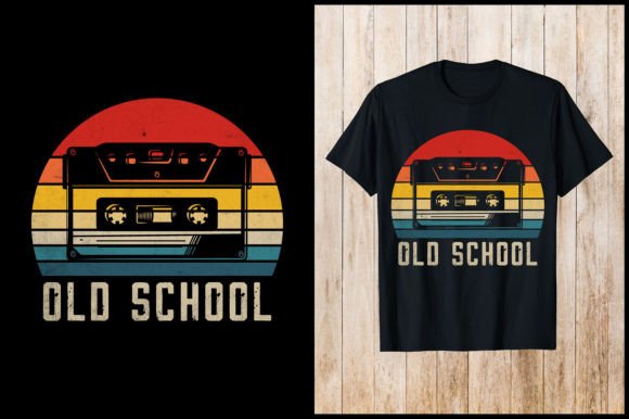 Download 70 80 Retro Vintage Old School T-Shirt - Old Collection