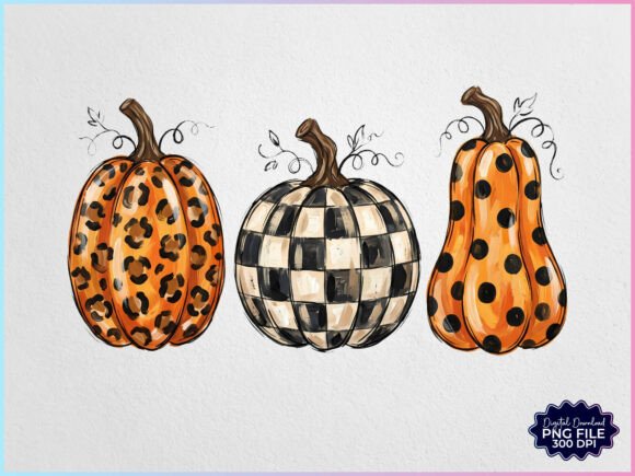 Download Brushstroke Fall Pumpkin PNG - Pumpkin Collection
