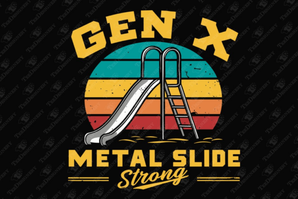 Download Gen X Metal Slide Strong Nostalgia - Nostalgia Collection