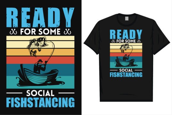Download Fishing Vintage Graphics Tshirt Design - Premium Resources