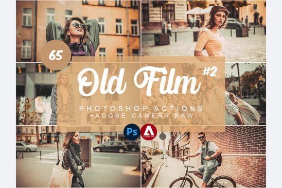Download Old Film Photoshop Actions - Old Collection