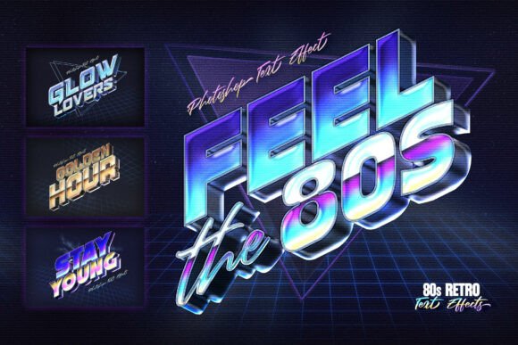 Download 80s Retro Nostalgia Text Effects - Nostalgia Collection